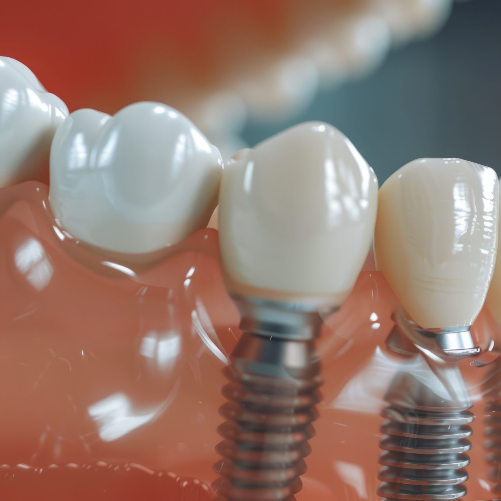Dental Implants Close-up